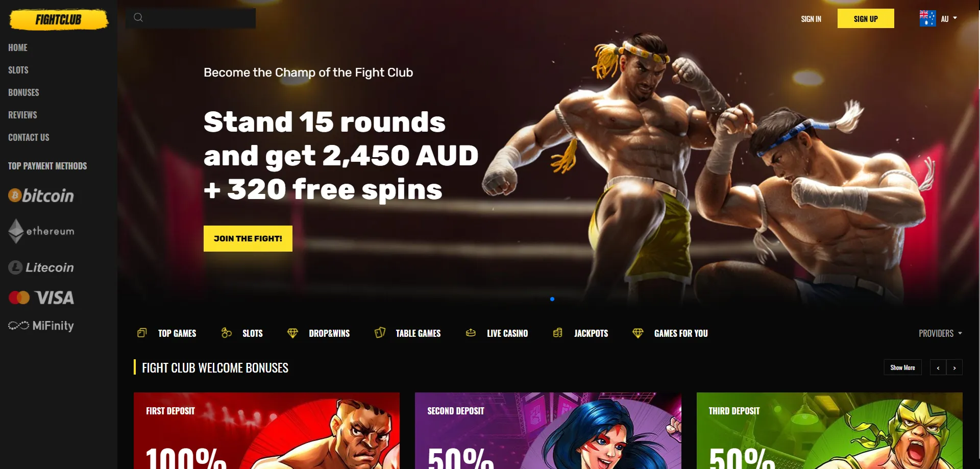 fightclubcasino3 Fight Club Casino NZ
